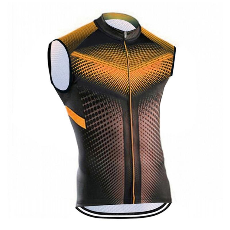 Cycling Vest Road Bike Cycling Top Quick-drying Fabric Sweat-absorbing Breathable Bicycle Suit