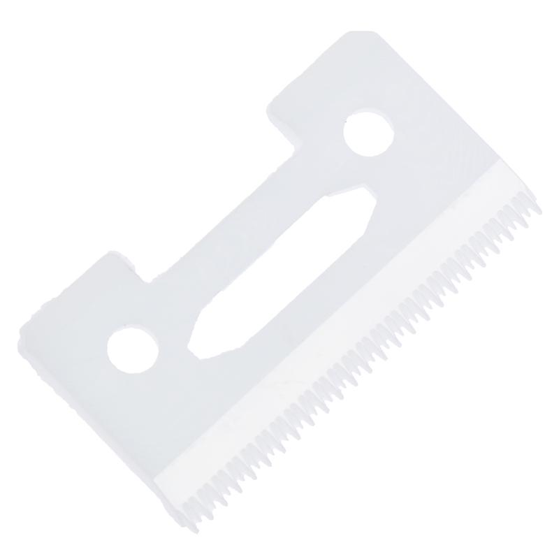 Беспроводная машинка для стрижки волос со сменным лезвием и керамическим лезвием с 2 отверстиями и неровными зубьями