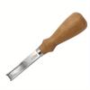 4 Size A4mm A6mm A8mm A10mm Practical Leather Craft Edge Beveler Skiving Beveling Knife DIY Cutting Hand Craft Tool with Wood Handle
