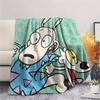 Rocko Flannel Blanket, High quality Comfortable for All Seasons, Home Decor, Warmth and Comfort