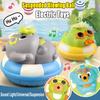 Fun Electric Elephant Sliding Car Suspension Ball Automatic Obstacle Avoidance Music Sound And Light Interactive Children'S Toy