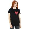 Disney Womens/Ladies Mickey Mouse Symbol Cotton Boyfriend T-Shirt