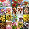 5D DIY Diamond Painting Sunflower New Arrivals Diamond Embroidery Flower Cross Stitch Diamond Mosaic Home Decoration