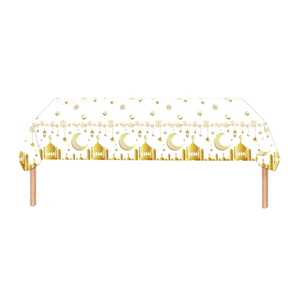 Скатерти Ид Мубарак Рамадан Украшение 2025 Для Дома Подарки Рамадан Декор Посуда Исламская S S8N7