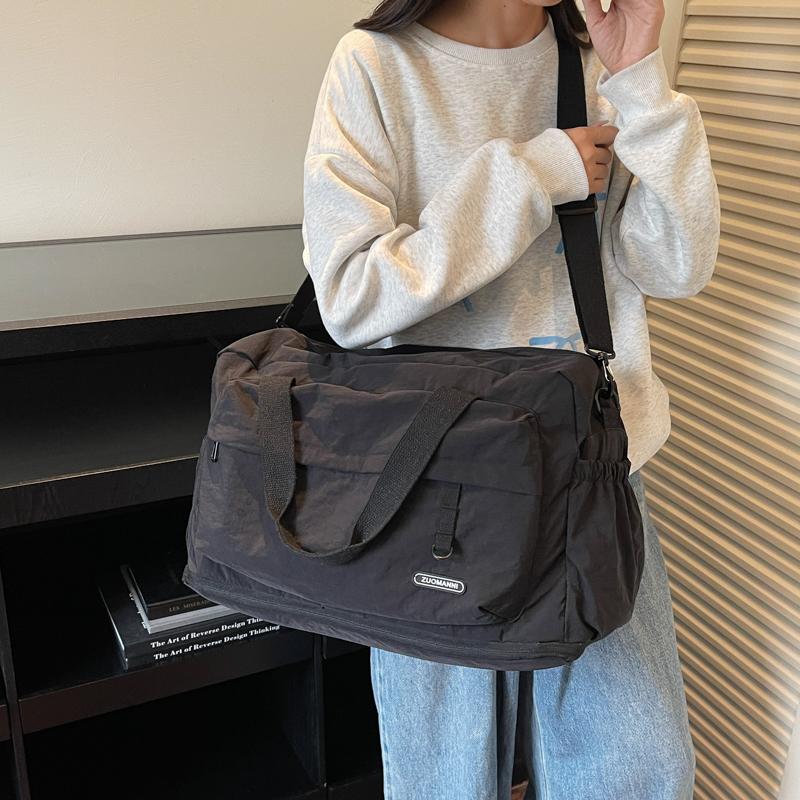 Женская легкая складная дорожная сумка-дафл, большая вместимость, много отделений, дорожная сумка для багажа, нейлоновые спортивные сумки-тоут для спортзала