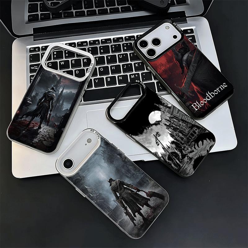 B-Bloodborne Game Soft Phone Case for iPhone 15 16 17 Pro Max 17Air 16E 14 Plus 13 12 Mini Shockproof Cover Back Shell