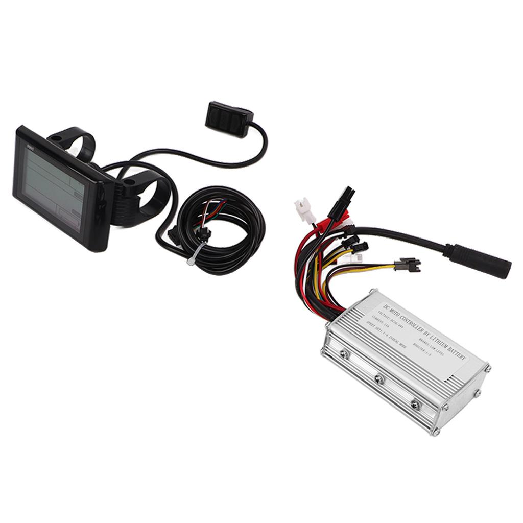Electric Bicycle Controller Kit 15A Controller S900 Display Meter Thumb Throttle Kit for 36V 48V 250W Motor