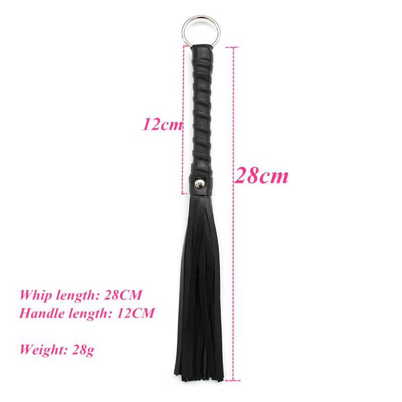 Bondage Boutique Slim Leather Riding Crop Horse Whip Pony Spanking Knout BDSM Lash Fetish Flogger Sex Toys for Women/Couples