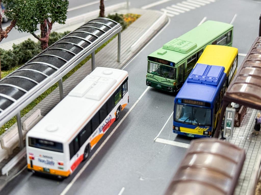 TOMYTEC The Bus Collection Bus Collection Goodbye Kongo Bus Tondabayashi Ekimae 3 Company Set Diorama Supplies