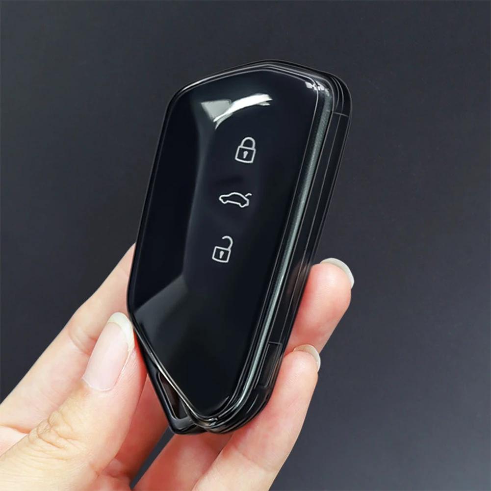Универсальный чехол-брелок для ключей для VW Golf 8 Mk7 Gti Mk8 ID4 Skoda Octavia 4 Seat Leon Mk4 Cupra Formentor Tarraco Мягкий TPU Брелок