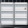YANGAN 96-Key Wall-Mounted Key Cabinet