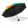 1pc Colorful Abstract Automatic Open/close Folding Umbrella, Compact Portable Travel Umbrella, Cute Umbrella, Durable Construction yy260328006