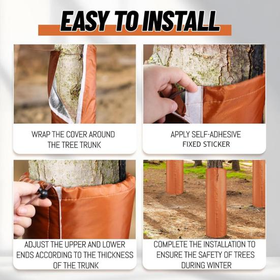 Зимний протектор для пальмы, изоляционный чехол для ствола дерева с кулиской, защита ствола дерева от холодной погоды