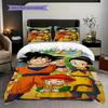 1PC Dragon Ball pattern Bedding Quilt Set Quilt Cover Pillowcase Home Decoration Birthday Gift (1 * duvet cover + 2 * pillowcase, without core)