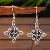 New Retro Religious Style Celtic Knot Pendant Do Old Earrings Fashion Temperament Ladies Holiday Jewellery Accessories Gift