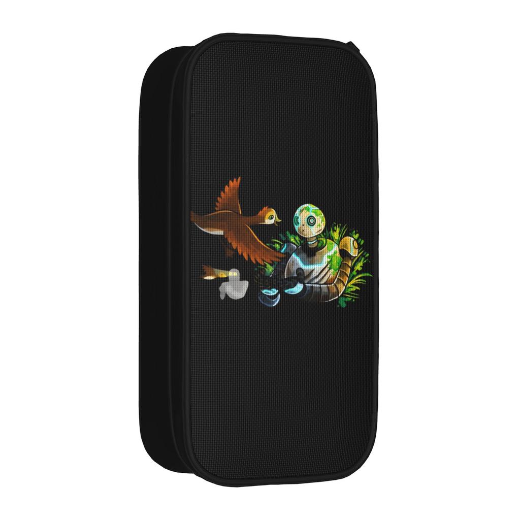 New Longneck Roz Pencil Cases Wild Robots Pencil Pouch Pen for Student Big Capacity Bags School Supplies Cosmetic Stationery
