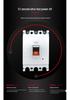 Transparent Plastic Circuit Breaker DZ10-100/3300, 3-Phase 3-Wire, 3P/100A, 63A 380V.