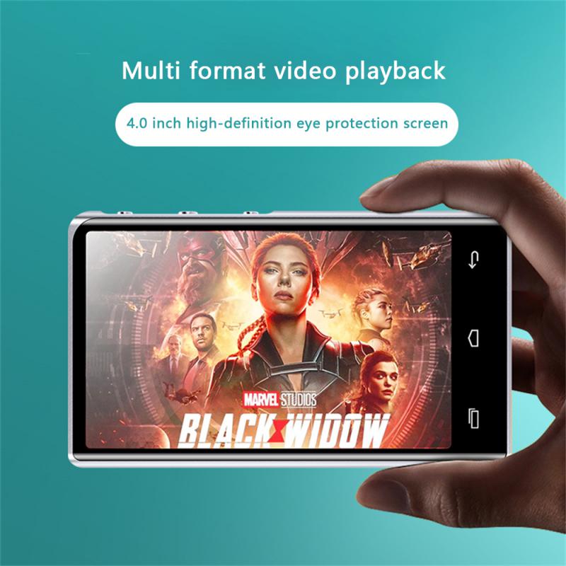 Mp4 Player High Fidelity Lossless Sound Quality Hd Noise Reduction Recording 4.0 Inch Full Touch Screen High-fidelity Speakers