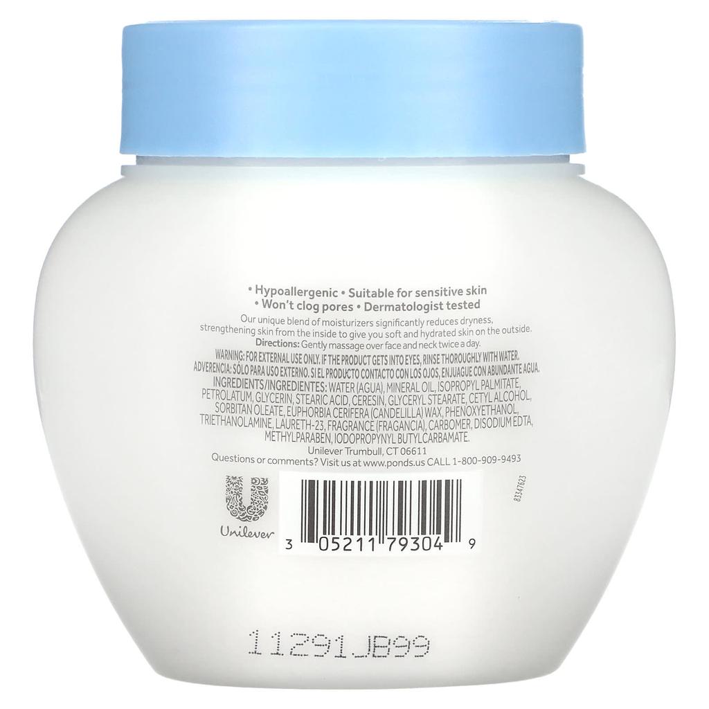 POND'S Крем для сухой кожи, увлажняющий крем для лица, 10,1 унций (286 г)