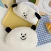 Plush Pencil Case Cute Dog Storage Bag Cartoon Pencils Pouch  School Students Supplies