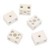 5Pcs High Quality Wire Connector 2 Position 5 Hole Ceramic Wiring Terminal Block