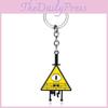 Gravity Falls Bill Pendant Chain In Alloy With Electroplated Finish For Cosplay And Daily Wear