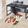 1PC Firefighter Firetruck Non-Slip Floor Carpet Compatible for Office&Living Room&Bedroom&Dining room - Flat- Soft & Pattern, Vibrant Colors-W227