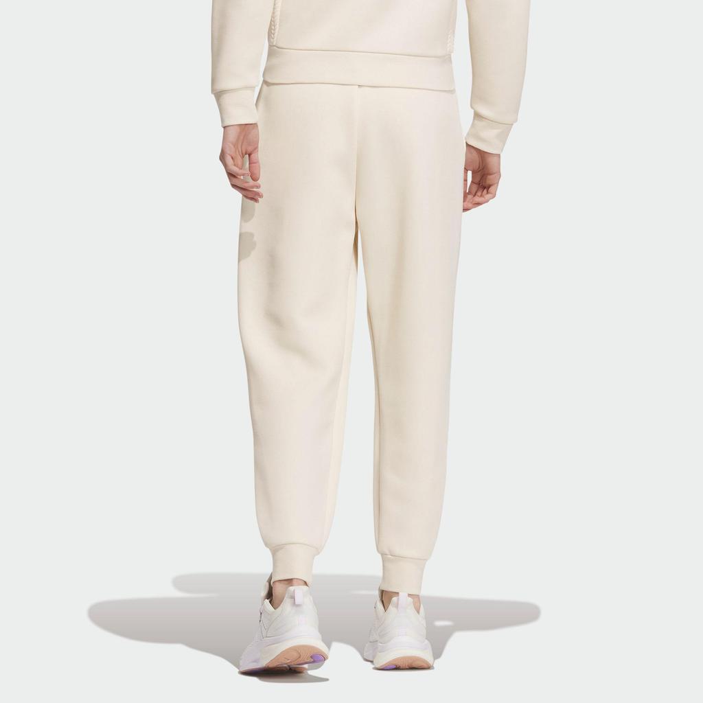 adidas Джоггеры Lounge 7/8 с трикотажными манжетами Женский низ Wonder-White IP7054