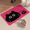 Entry Mat Entry Bathroom Mat Bathroom Absorbent Non-slip Mat Door Mat Carpet Foot Mat Cartoon Color Cat Mat