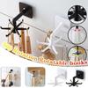 360 Degrees Rotated Kitchen Hooks Self Adhesive Wall Door Hook Handbag Clothes Ties Bag Home Hanging Rack