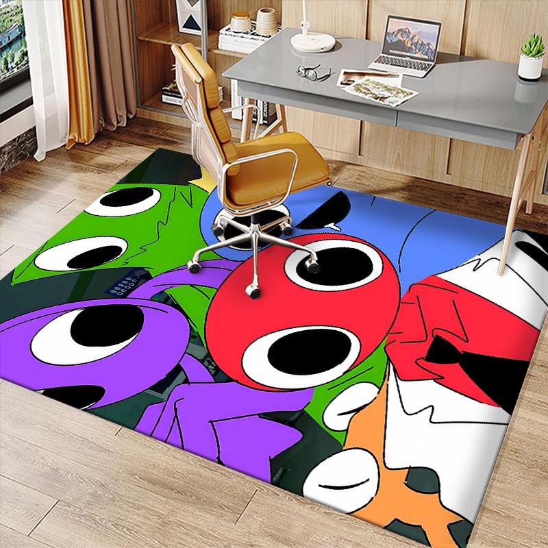 Rainbow Friends3 Printed Absorbent Washable Carpet, Non-Slip Bathroom Mats, Kitchen Rugs, Yoga Mat,Living Room Entrance, Camping Picnic Rugs