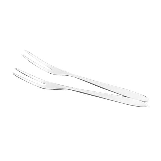 2 шт. Бытовая двухзубцовая вилка для закусок, пирожных, фруктов, западная, маленькая, кухонный аксессуар