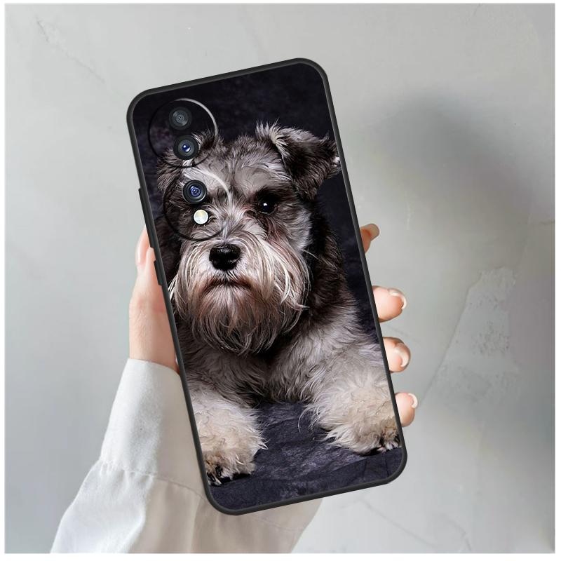 Щенок Шнауцера Чехол Для Honor Magic 5 6 7 8 Pro Для Honor 200 400 Lite 50 70 90 X8c X8b X9a X9b X9c X9d Win