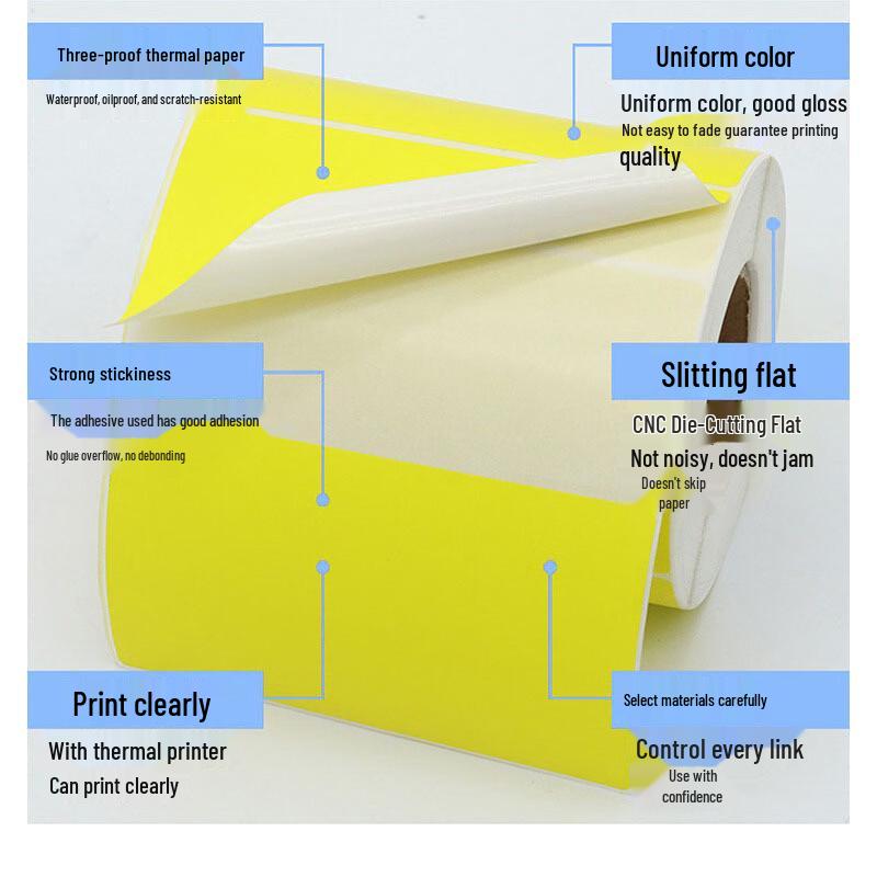 Jingxun Color Thermal Label Rolls