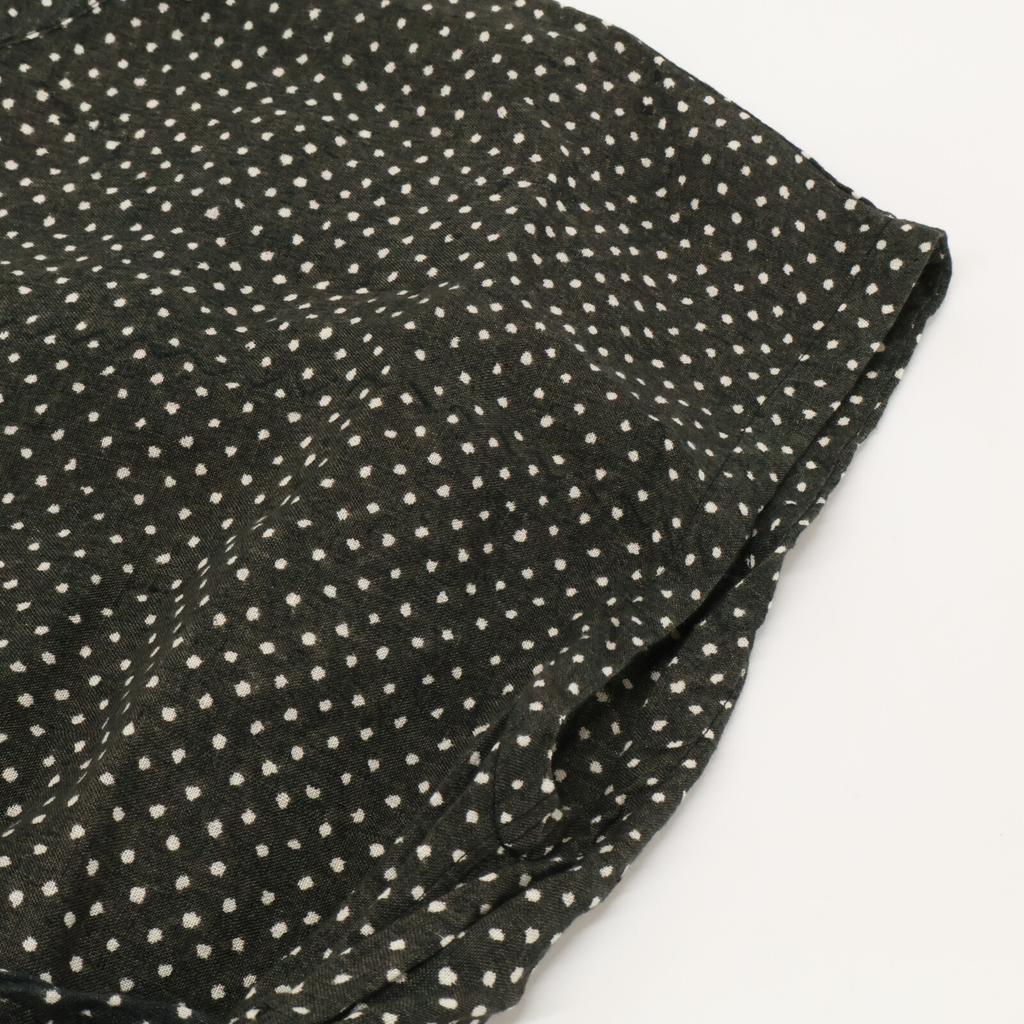 45R [/24Stainless Steel] 70650392 Linen Dot Print Dress/ Dress 00 khakiUsed