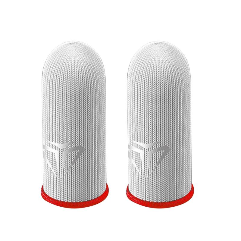 2 Pcs Mobile Game Fingertip Gloves Sweatproof Anti-slip Touch Screen Finger Sleeve Breathable Gaming Fingertip Cover For Gamer 5