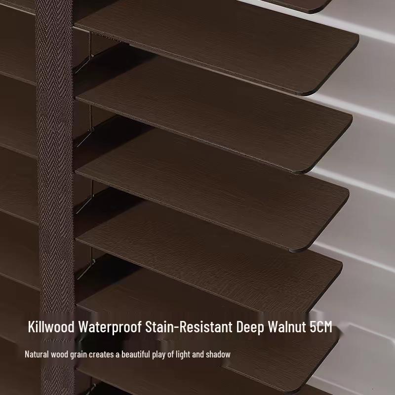 Ретро деревянные венецианские жалюзи для дома или офиса - Затеняющие жалюзи для гостиной, балкона, спальни и кабинета