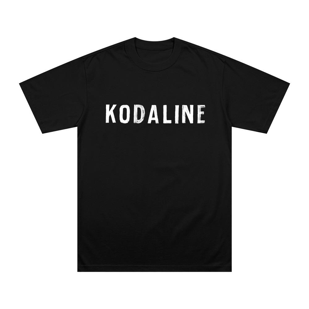 Kodaline Rock Indie Ban Silver Logo Tshirt Pure Cotton High Quality Round Neck Short Sleeve Tee Women Unisex Retro Graphic Tops