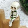 1/3Pcs Outdoor Garden Halloween Skeleton Ornament Creative Entry Courtyard Landscaping Fishing Skeleton Resin Figure Balcony Decoration
