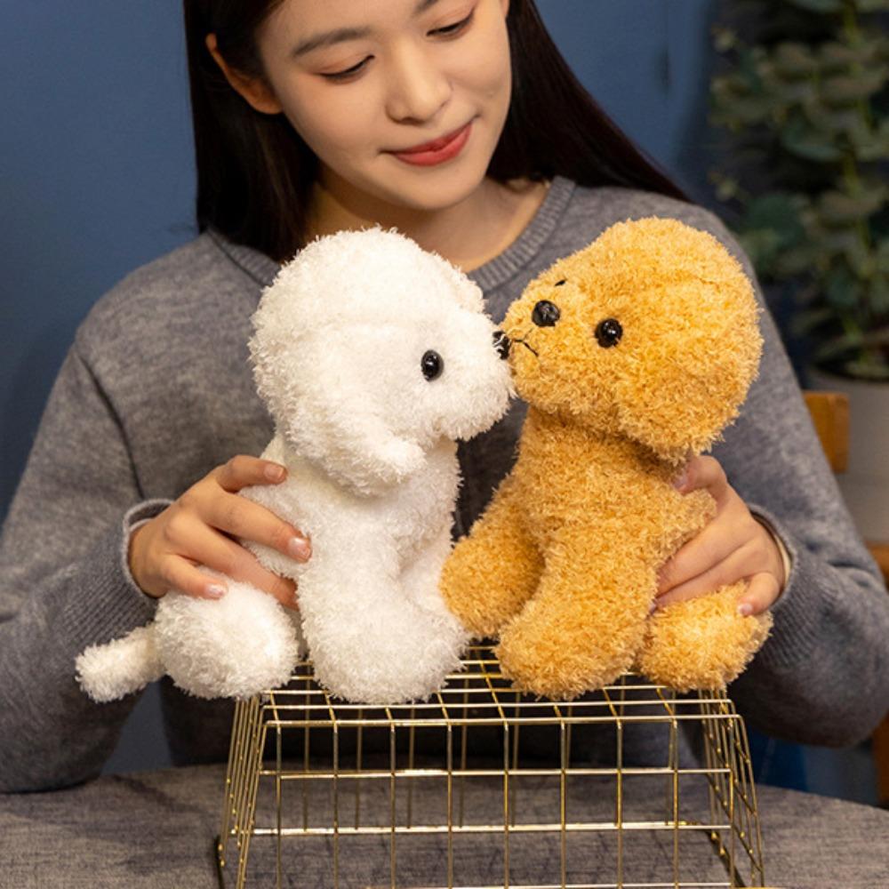 Мягкая игрушка собака плюшевая игрушка животные пудель собака кукла креативная маленькая собака плюшевая кукла мальчики девочки