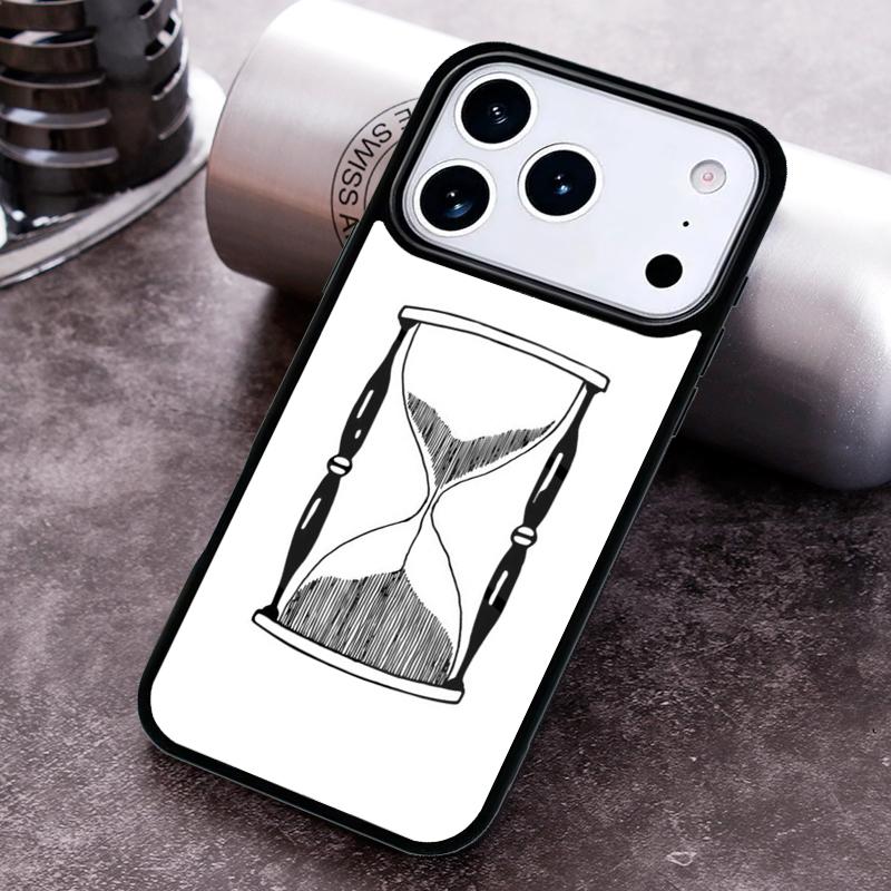 Hourglass Phone Case for iPhone 17 16 15 Pro Max Air 14 13 12 11 Plus Shockproof Cover