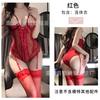 Sexy Lingerie Sexy Purple Perspective Suspender onesie Hot Hollow Couple Flirting Pajamas Uniform