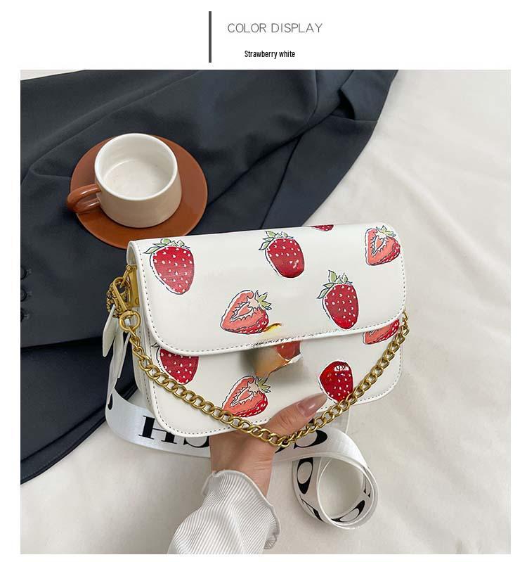 Женская стильная маленькая квадратная сумка кроссбоди высокого класса 2025 года с универсальным принтом