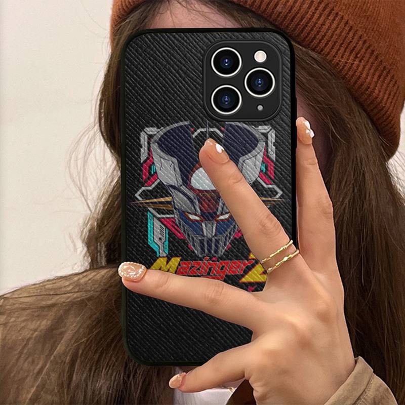 Чехол для телефона Anime Mazinger Z, жесткий кожаный чехол для iPhone 11 12 13 Mini Pro Max 8 7 Plus SE 2020 X XR XS Coque