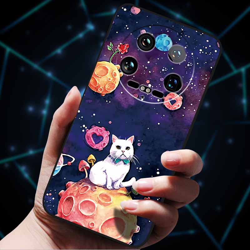 For Xiaomi 14 Ultra Case 15Ultra 13Ultra Soft Silicone Bumper 3D Flowers Emboss Phone Cases for Xiaomi 15 Ultra Back Cover Funda