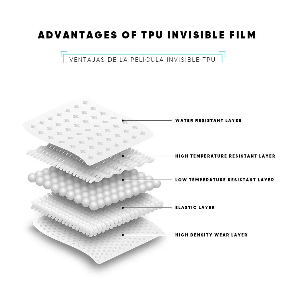 ТПУ панель коробки передач пленка для приборной панели защитная наклейка интерьер против царапин автомобильные аксессуары для Chery Tiggo 7 Pro 2022