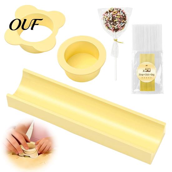 Holiday Dessert Table Decor 3PCS Cake Pop Mold Sets, Food Grade Plastic with Beginner Maker Cutter And Pusher, Round Ball for Baking Decorating