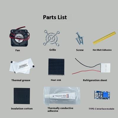 1 комплект 40*40 мм полупроводниковый холодильный чип SR-01 5 В DIY термоэлектрический охладитель элементы Пельтье модули
