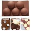 Cake Mold Food Grade Easy To Demold Silicon Hemispherical Design Chocolate Mold for Baking
