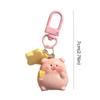 Charms Pink Pig Pendant Bag Pendant 3D Key Chain Sweet Cartoon Key Chain  Decoration